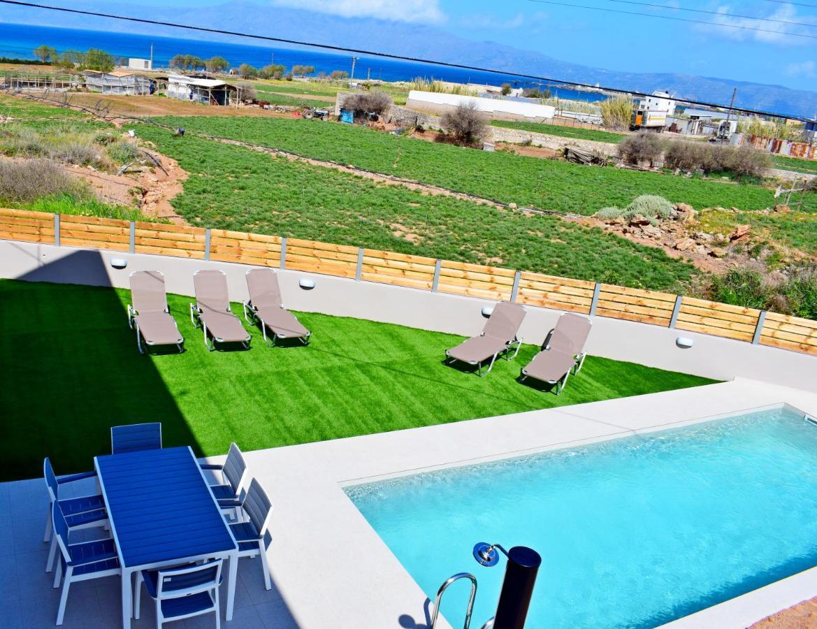 Balos Residence Private Pool Seafront Seaview キサモス エクステリア 写真